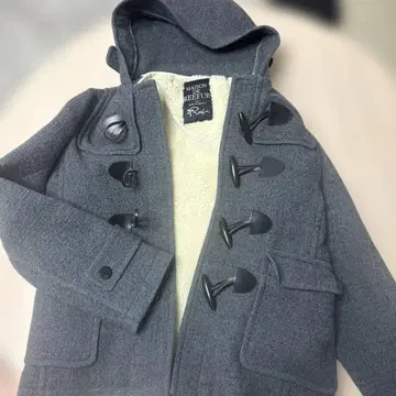 MAISON DE REEFUR 그레이 더플 코트
