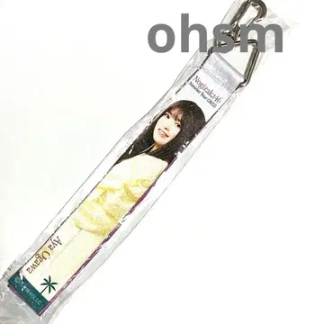 노기자카46 한정품 오가와 아야 리본 스트랩 테이프 키링 레어