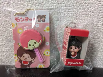 몬치치 앉은 패키지 피규어 키체인 [ 여아 ] & 페이스 참