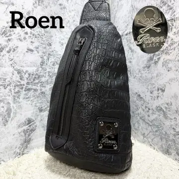 새상품급 Roen 로엔 크로스 바디백 엠보 가죽 숄더백
