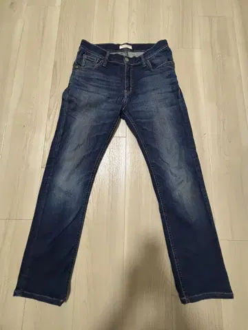 BIG JOHN 다크 블루 스트레이트 데님