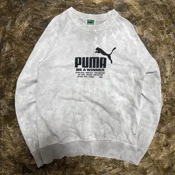 귀신 페이드 & 보로 / 80s~90s PUMA 그레이 크루넥 트레이닝복