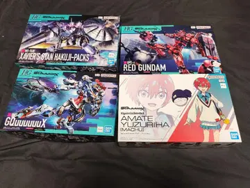 새상품 미조립 HG GQuuuuuuX 지크 액스 4점 세트