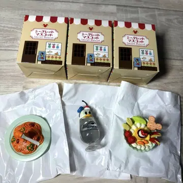디즈니 시크릿 마스코트 레트로 찻집 3종 세트