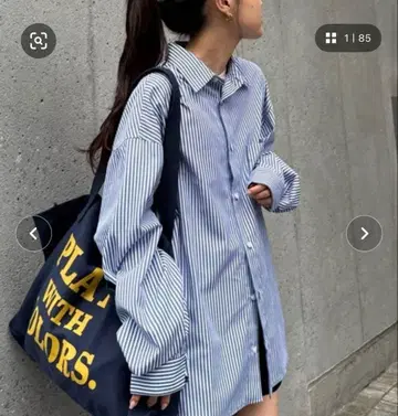 CIAOPANIC TYPY 루즈 실루엣 레귤러 카라 모듬 셔츠
