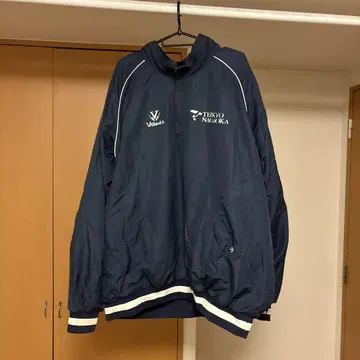 TEIKYO NAGAOKA 나일론 자켓 네이비