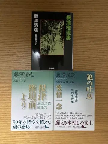 후지사와 세이조 문고본 3권 세트 니시무라 켄타