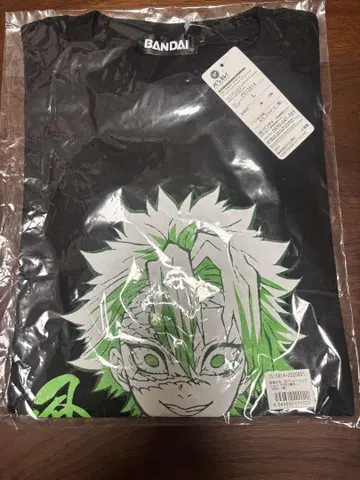 [ 새상품 ] BANDAI 귀멸의 칼날 T셔츠 시나즈가와 사네미