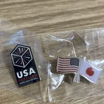 USA 미국 파빌리온 Pavilion Expo 2025 핀 배지 세트