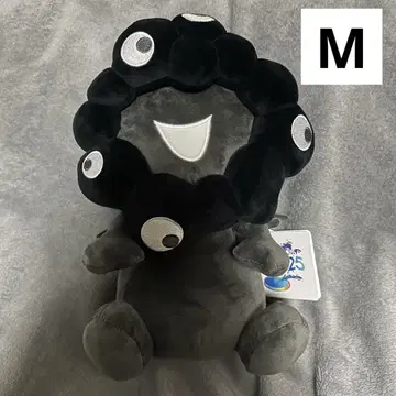간사이 만박 블랙 미야쿠미야쿠 오테다마풍 봉제 인형 블랙 M 완판템