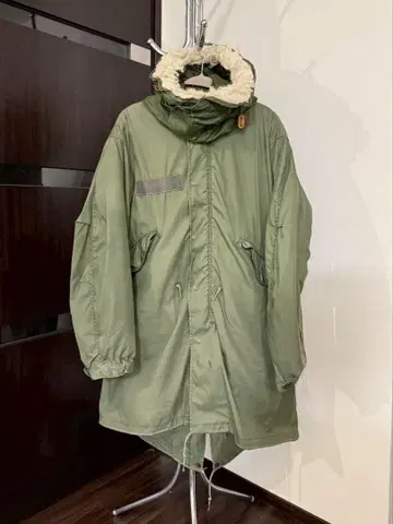 새상품급 레어 XS US ARMY M-65 피쉬테일 후드티 풀세트 80s