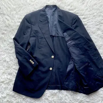 [ 새상품급 ] DAKS 닥스 네이비  골드 버튼 모헤어 L