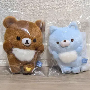 낱개 판매 아오코구의 하룻밤 봉제 인형 걸이형 2개 세트