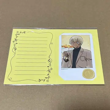 명탐정 코난 아무로 토오루 후루야 레이 메시지 카드 TOMS 꽃다발 카드