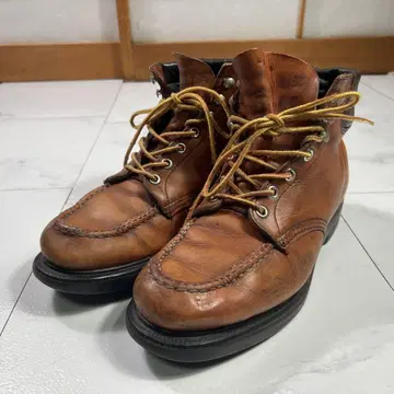 90s 레드윙 깃털 택 슈퍼 밑창 부츠 USA제 워크 부츠