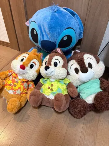 스티치 & 칩 & 데일 봉제 인형 세트 Disney 디즈니