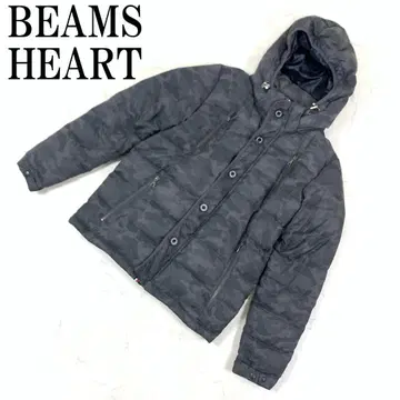 LA8085 빔즈 다운 자켓 그레이 카모플라쥬 M