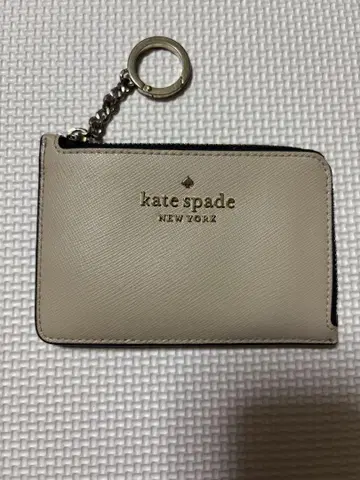 kate spade 패스 케이스 카드 케이스 코인 케이스 베이지 블랙