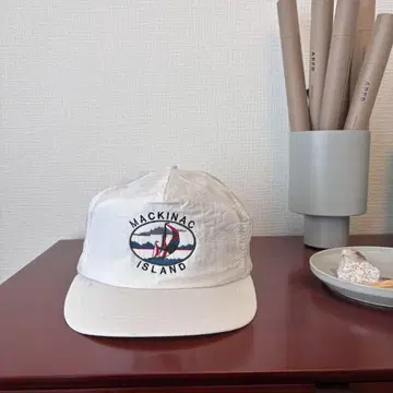 80년대 대만제 MACKINAC 수베니어 캡 BR49