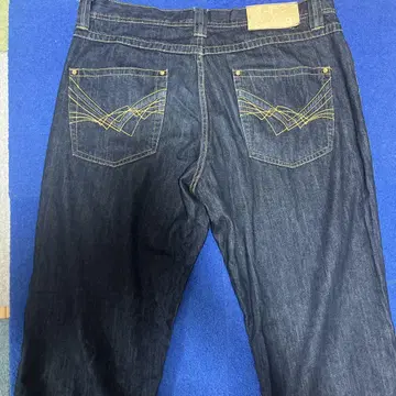 pellepelle 다크 블루 데님 팬츠