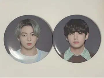 BTS 태현 정국 소주 콘 캔 배지