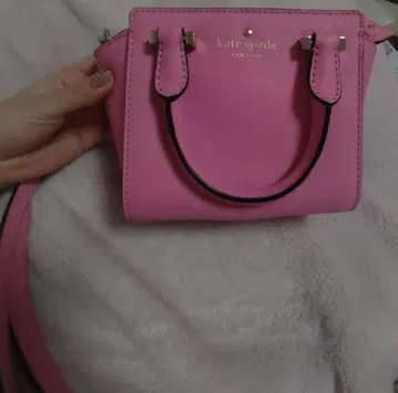 거의 새상품급 Kate Spade 후시아핑크 미니 숄더 2WAY백