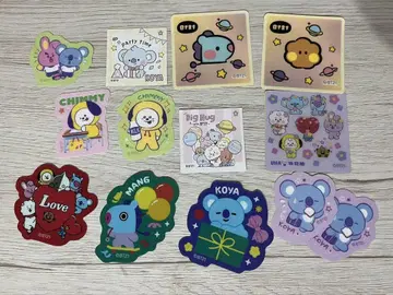BT21 스티커 13장