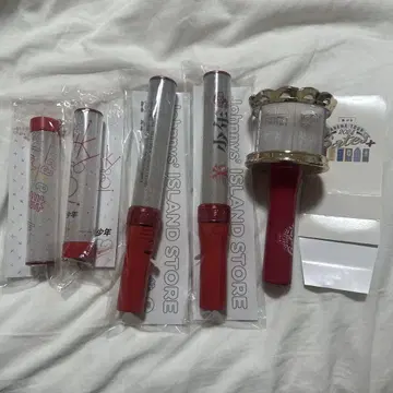 미 소년 응원봉과 응원봉 탑 세트