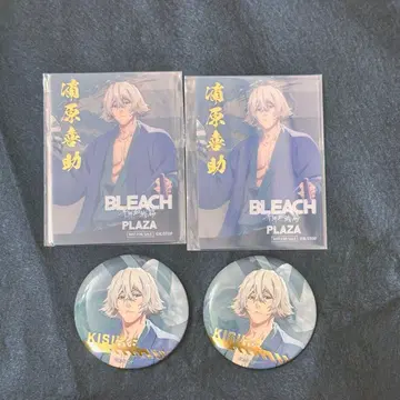 BLEACH 우라하라 키스케 캔뱃지 클리어 카드