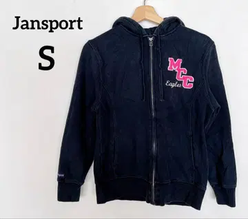 Jansport 블랙 후드티 [ S ] 점퍼 아우터 방한 따뜻한