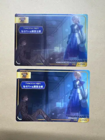 FGO 세이버 & 에미야 시로 TYPE-MOON 애니메이트 특전 1