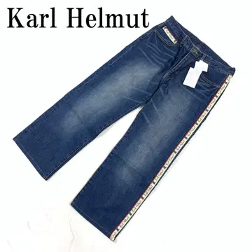 LA8086 택 포함 새상품 칼 헬무트 데님 청바지 사이드 라인 XL