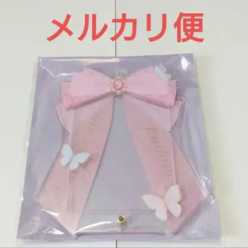 후쿠야 아크릴 프레임 리본 파피용 핑크 카와구치 한정판 디자인