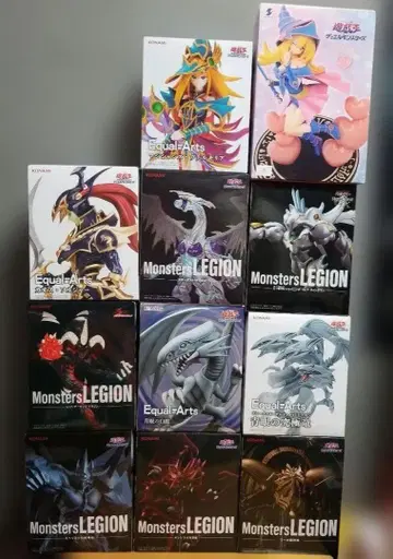 유희왕 Monsters LEGION Equal=Arts 피규어 세트