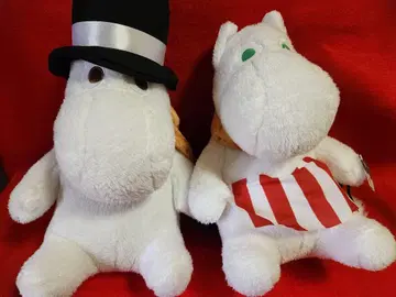 무민 SL 사이즈 무민 아빠 & 무민 엄마 머플러 봉제 인형