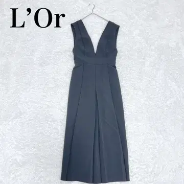인기 L'Or I-line jumper skirt 오버롤 스커트