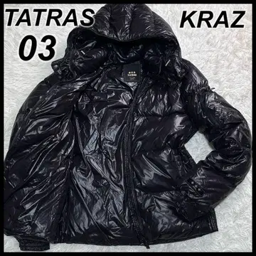 새상품급 타트라스 KRAZ 다운 자켓 03 블랙 샤이니 L 사이즈