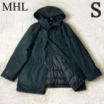 마가렛호웰 MHL 모즈 코트 다운 후드 블랙