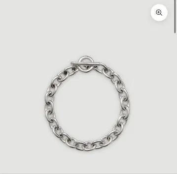 loro 실버 체인 팔찌 토글식
