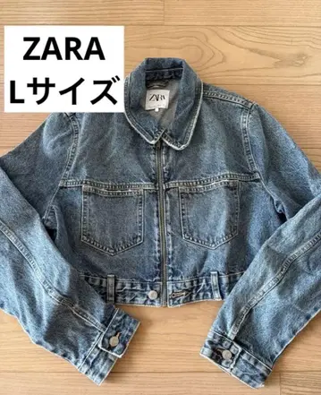 ZARA 크롭 데님 자켓 L 사이즈