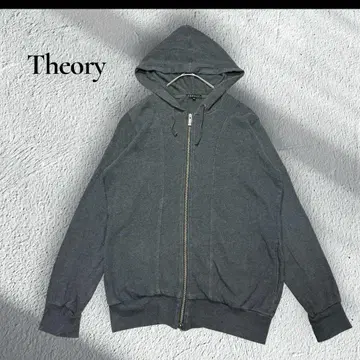 띠어리 Theory 코튼 그레이 집업 후드티 (4)