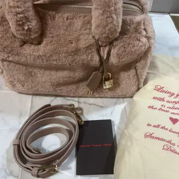 사만다 타바사 핑크 토트 핸드백