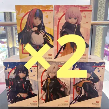 카미츠바키시 건설 중 라운드 원 한정판 피규어 5개 세트 x 2