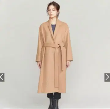 BY 오버랩 벨트 코트