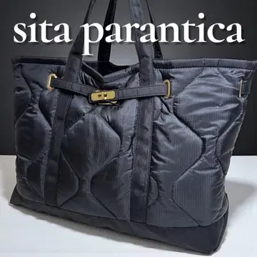 컨디션 최상 sita parantica 바빌론 나일론 퀼트 토트 L