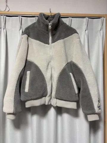 ZARA 컬러 블록 보아 자켓 S