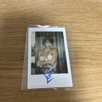 야마모토 유우 친필 사인 폴라로이드