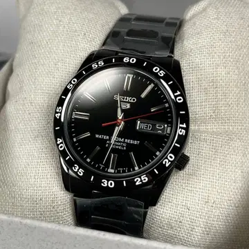 SEIKO 5 SNKE03KC 블랙 아날로그 방수 시계