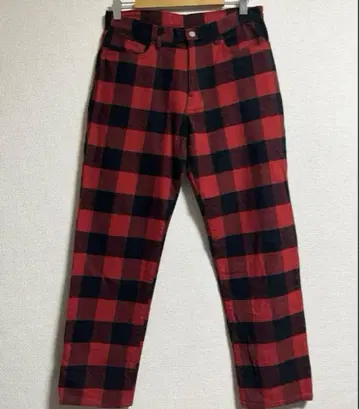 PHINGERIN JT2 JEANS PLAID 버팔로 체크 팬츠