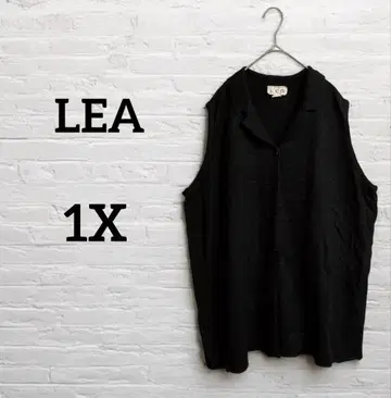 해외 구제 의류 LEA 블랙 [ XL ] 니트 베스트 베스트 남성용